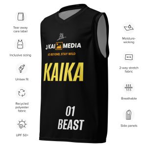 Recycled unisex basketball jersey