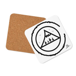 Cork-back coaster