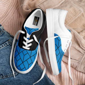 Men’s lace-up canvas shoes WHITE