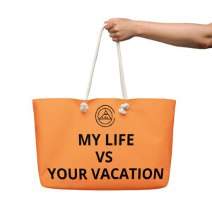 Oversized weekender bag